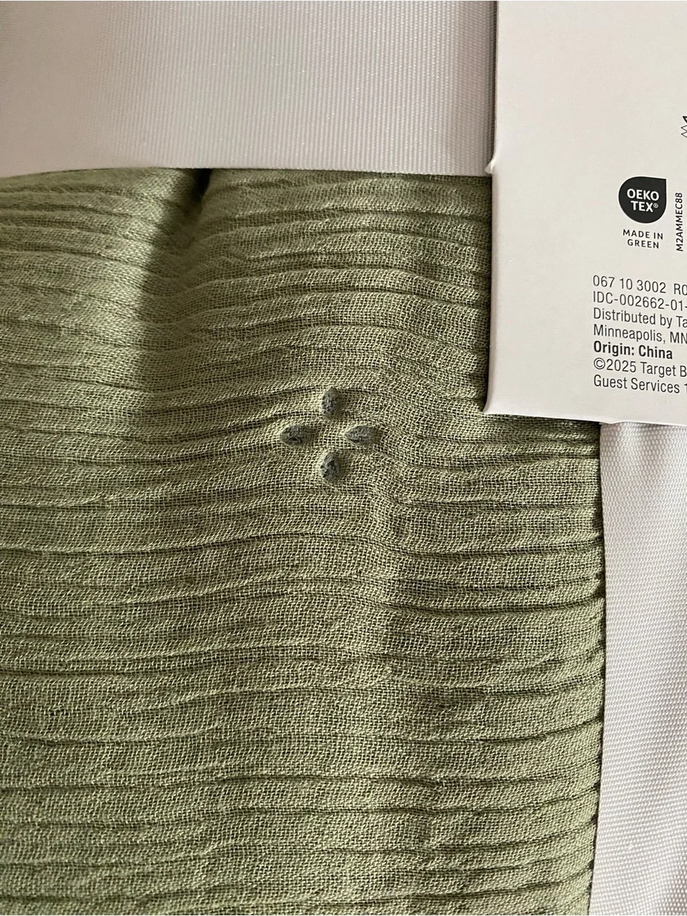 Threshold Sage Green Plush Sherpa Throw Blanket